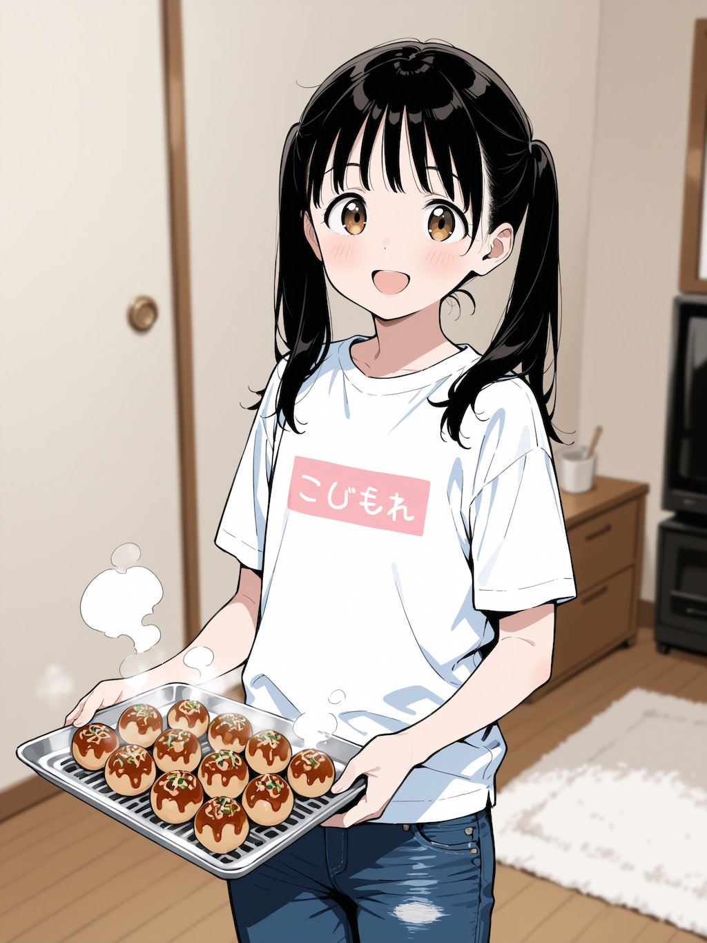 たこ焼き焼けたよ！