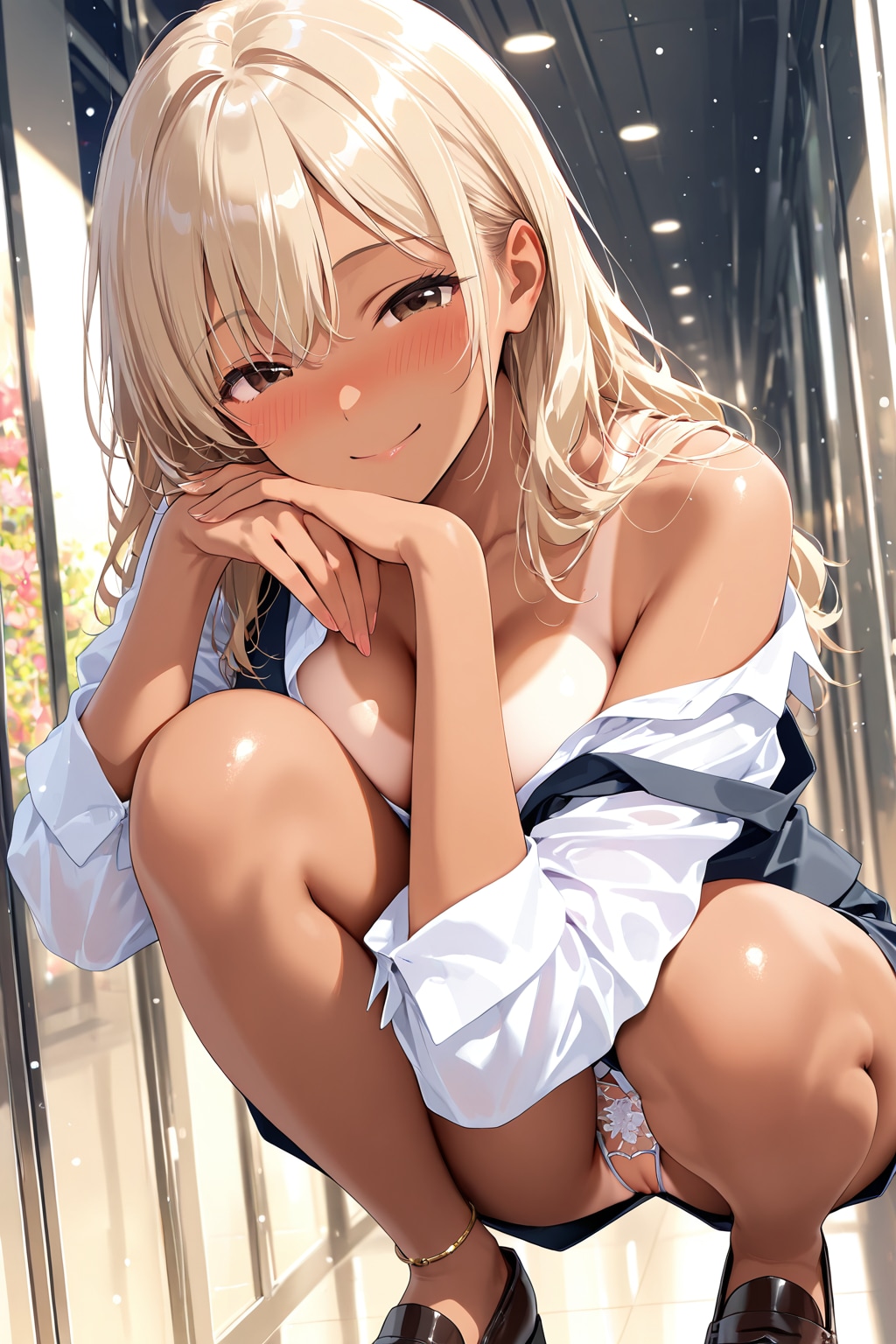 こんなとこで♡　な～にしてんのかなー♡