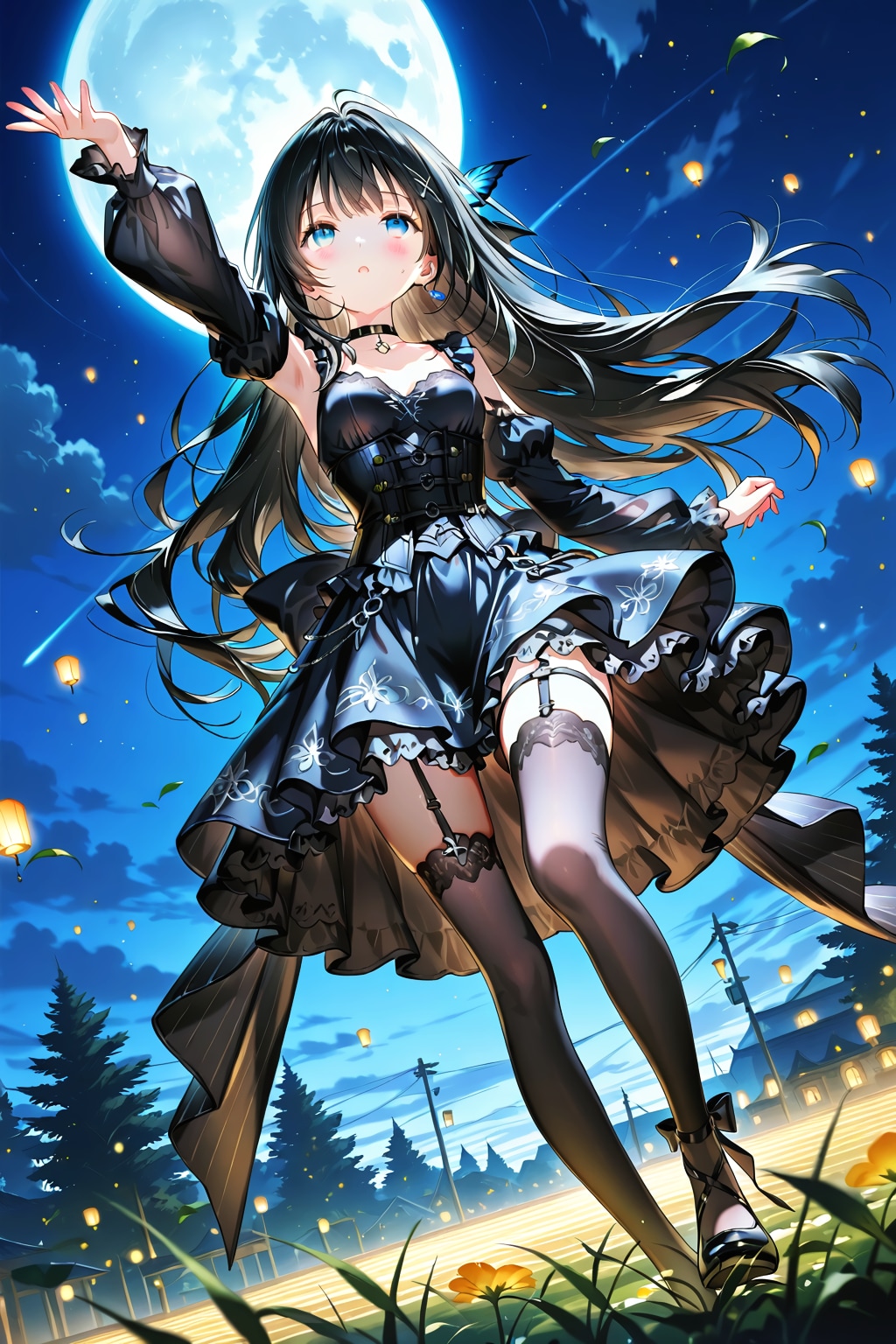 月夜のゴシックワルツ | の人気AIイラスト・グラビア