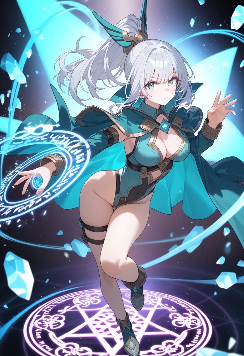 ポニーテールの魔道士