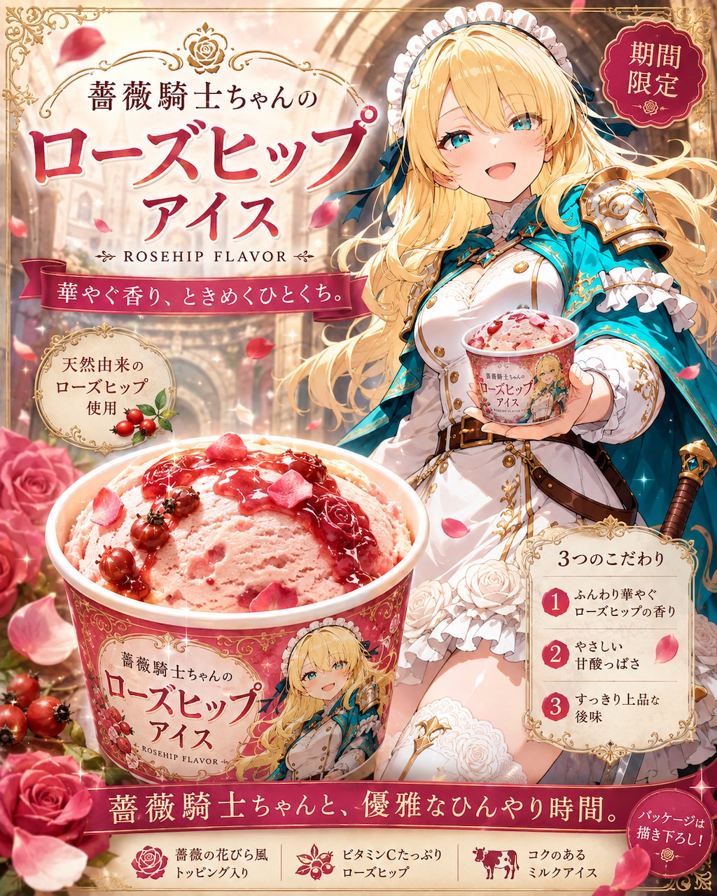 【誕生日FA】でんすけ家の薔薇騎士さん