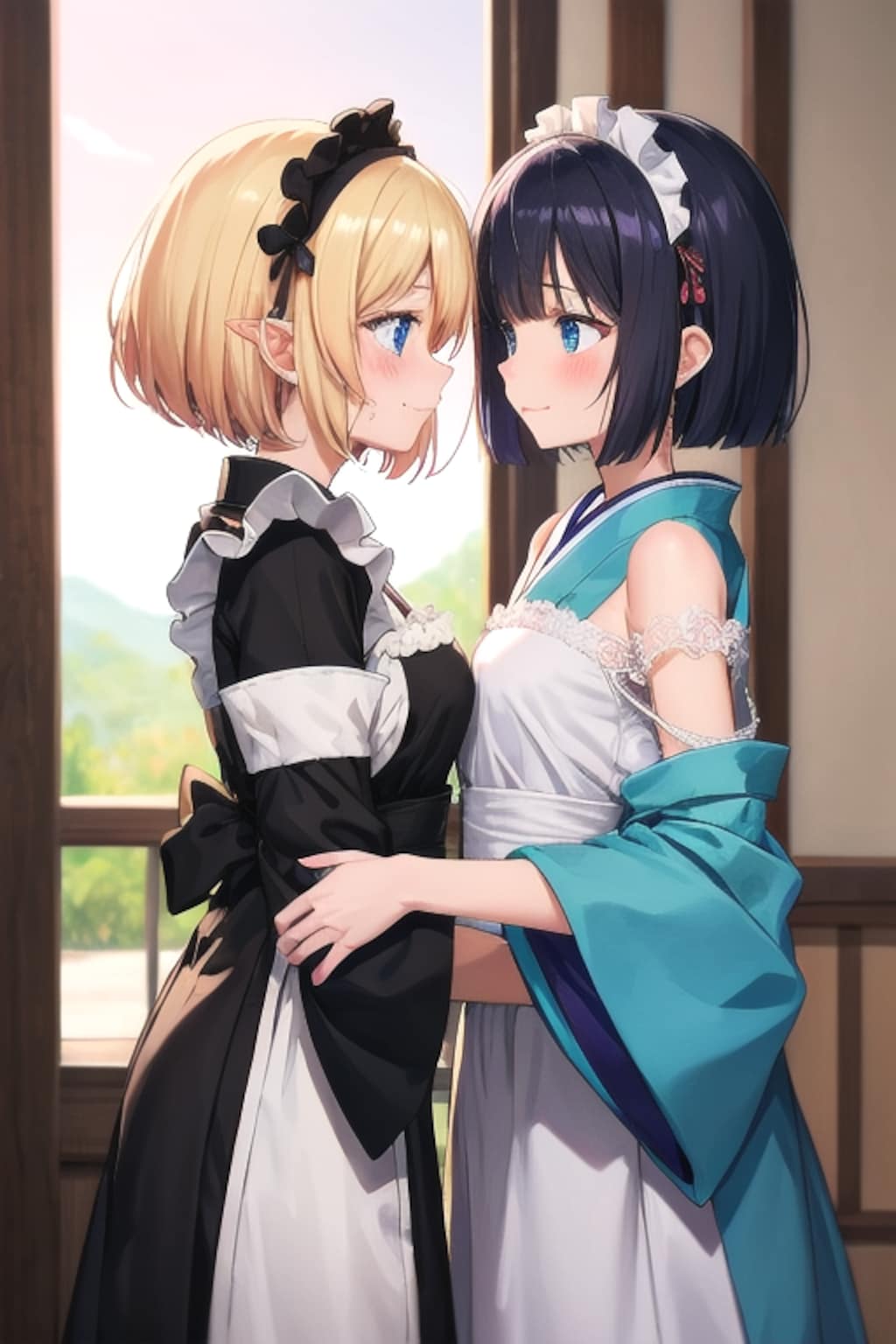 エルフと黒髪09