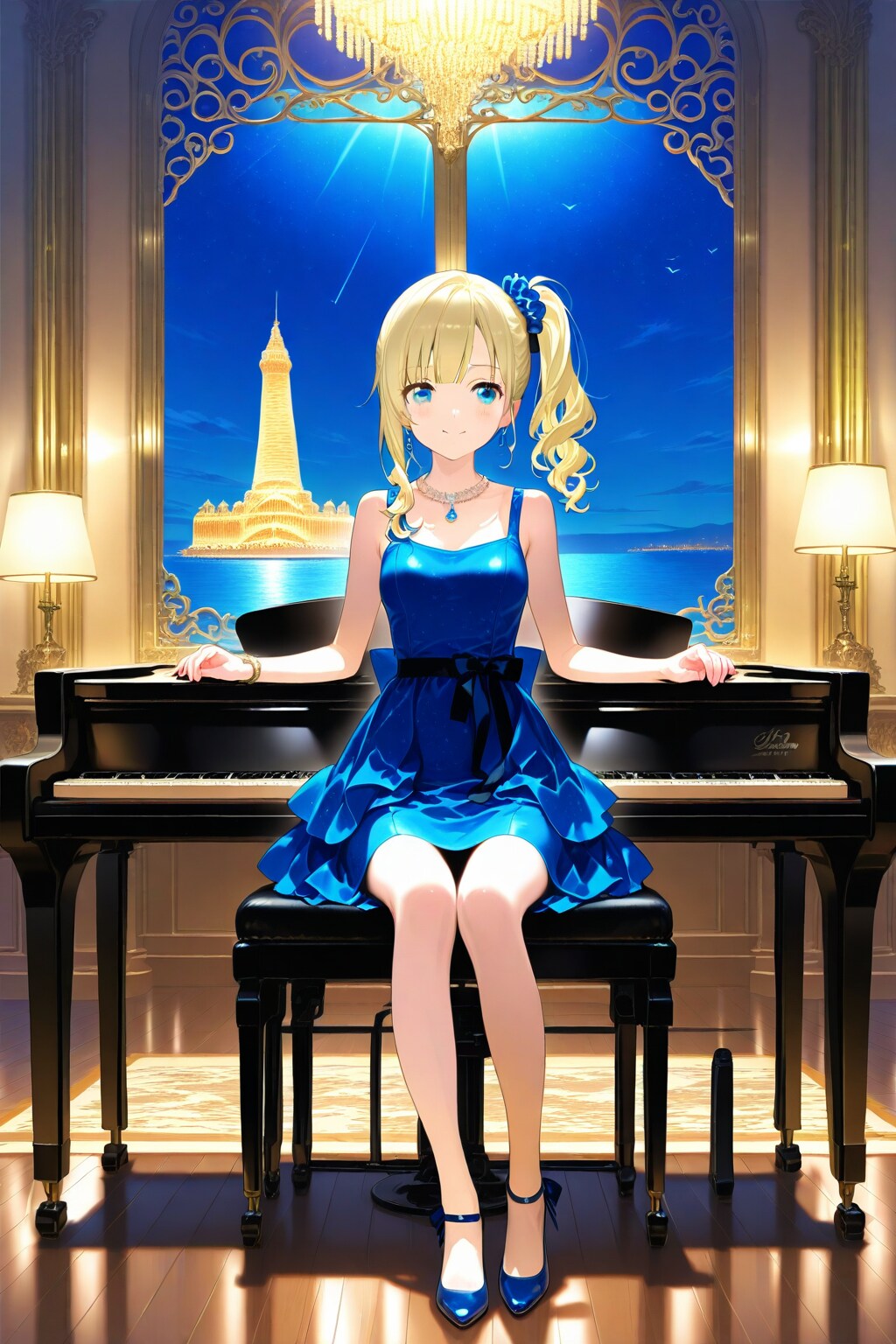 なにか一曲、弾いてくれない？ | の人気AIイラスト・グラビア