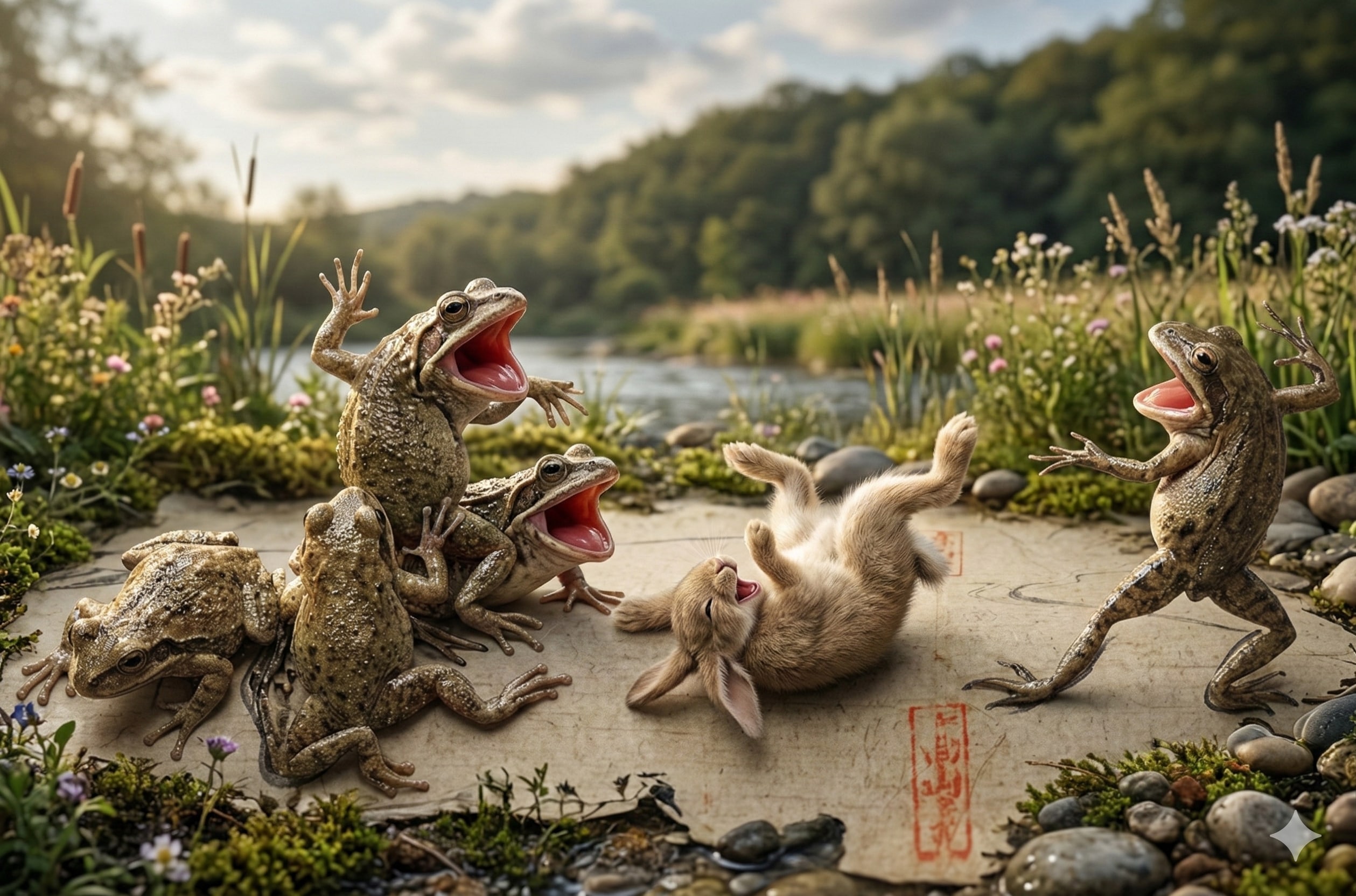 鳥獣戯画(令和版) | の人気AIイラスト・グラビア