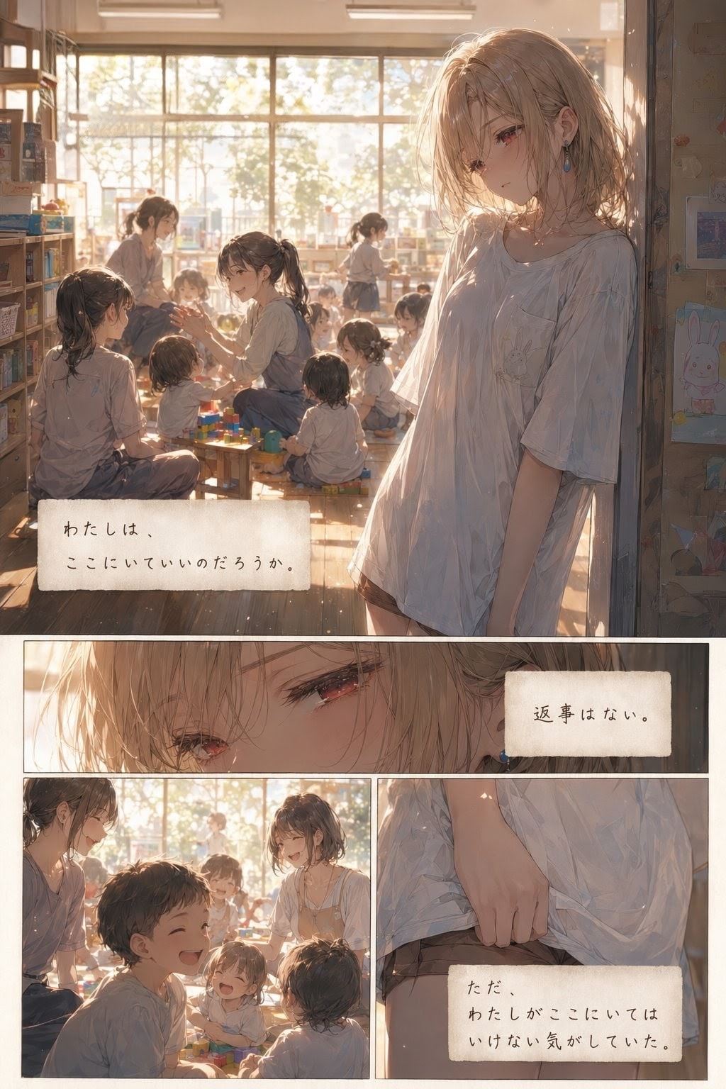 【漫画】わたしの祈りは、陽だまりの形をしていた