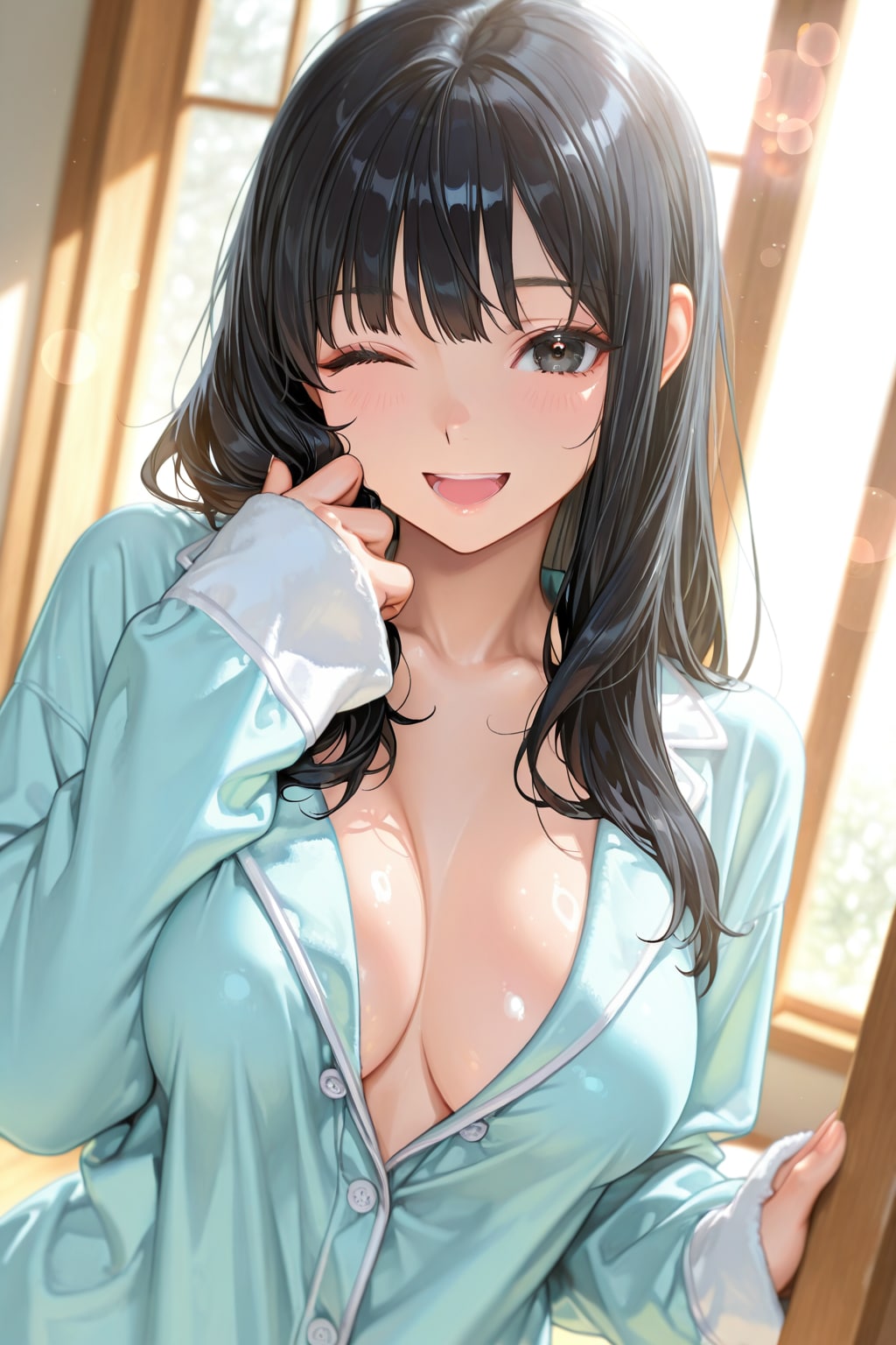 「おはよ♡」