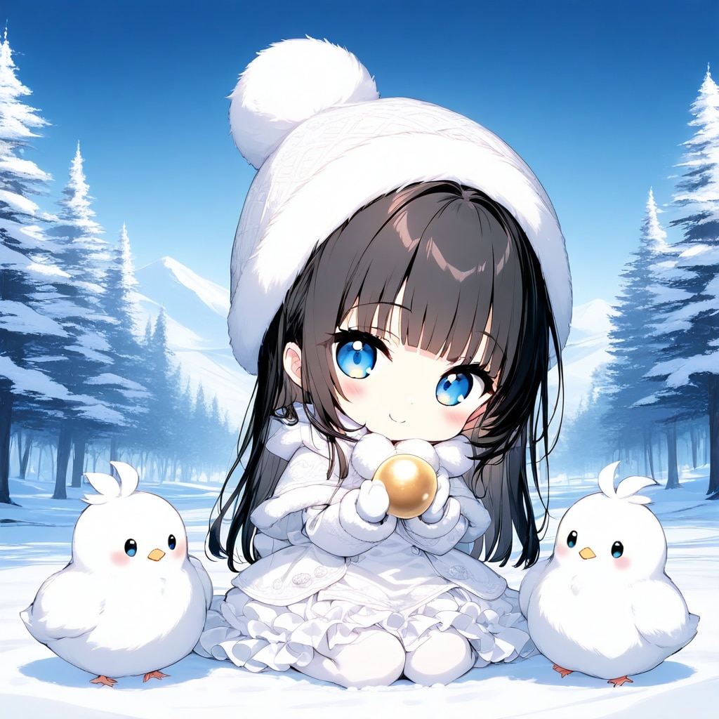 ちび姫と金の玉 | の人気AIイラスト・グラビア