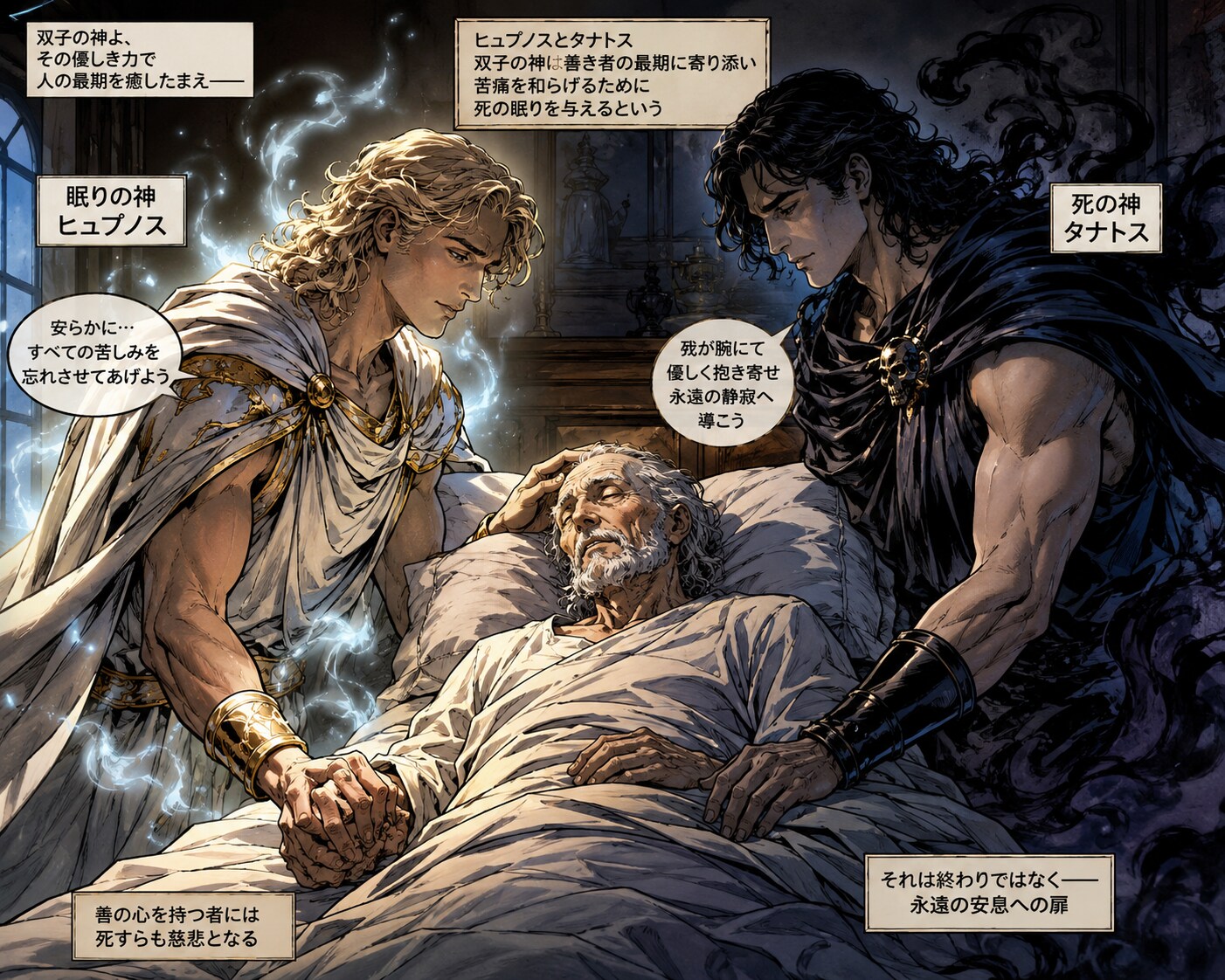 Gods of Death and Sleep | の人気AIイラスト・グラビア