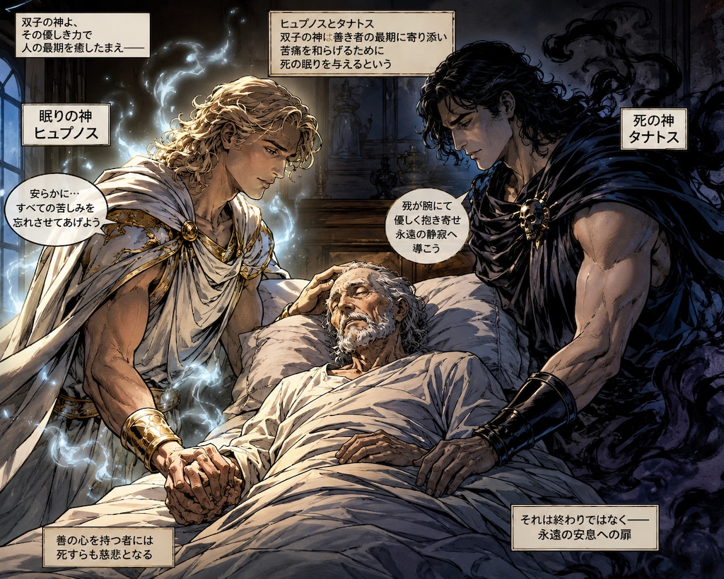 Gods of Death and Sleep