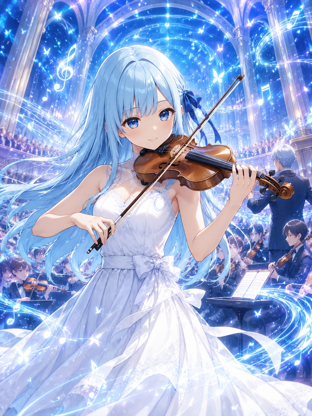 バイオリンソリスト優葵ちゃん | の人気AIイラスト・グラビア