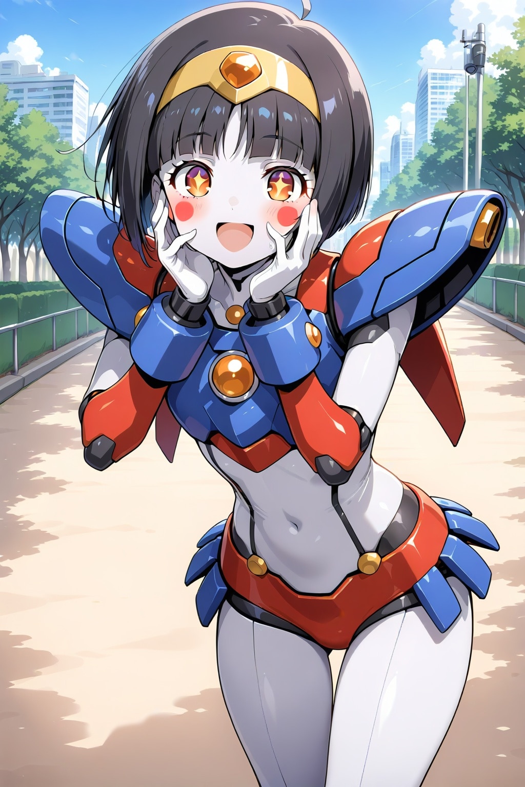 スーパーロボット娘 | の人気AIイラスト・グラビア