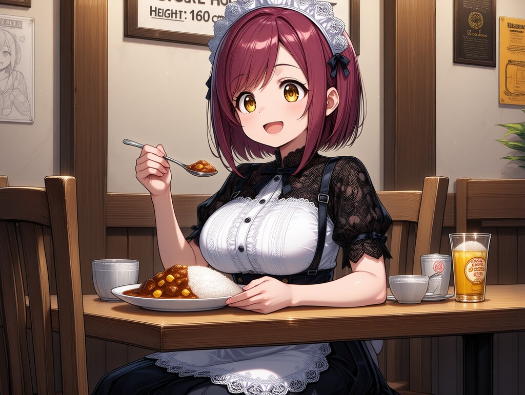 こんにちは（挨拶メイドの芽衣ちゃん）