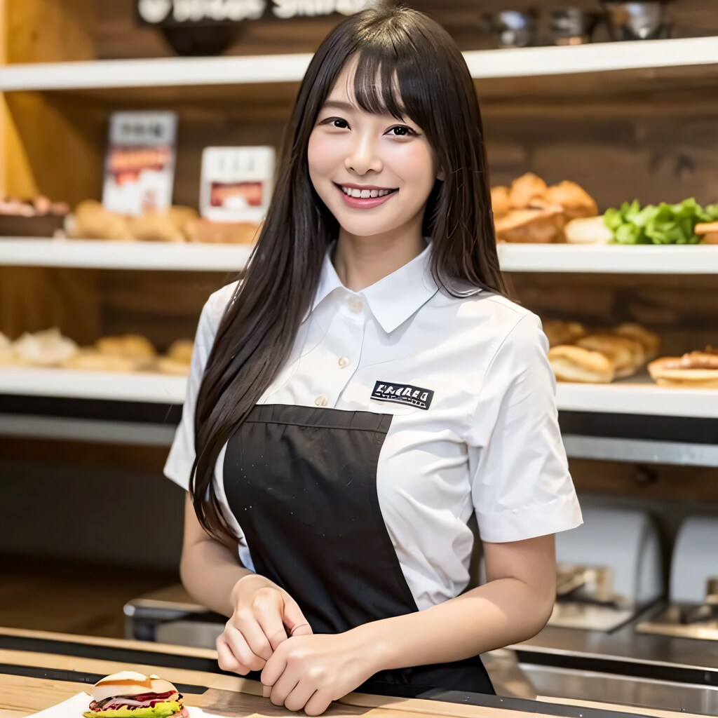 黒髪ロングでクルーの美女３０