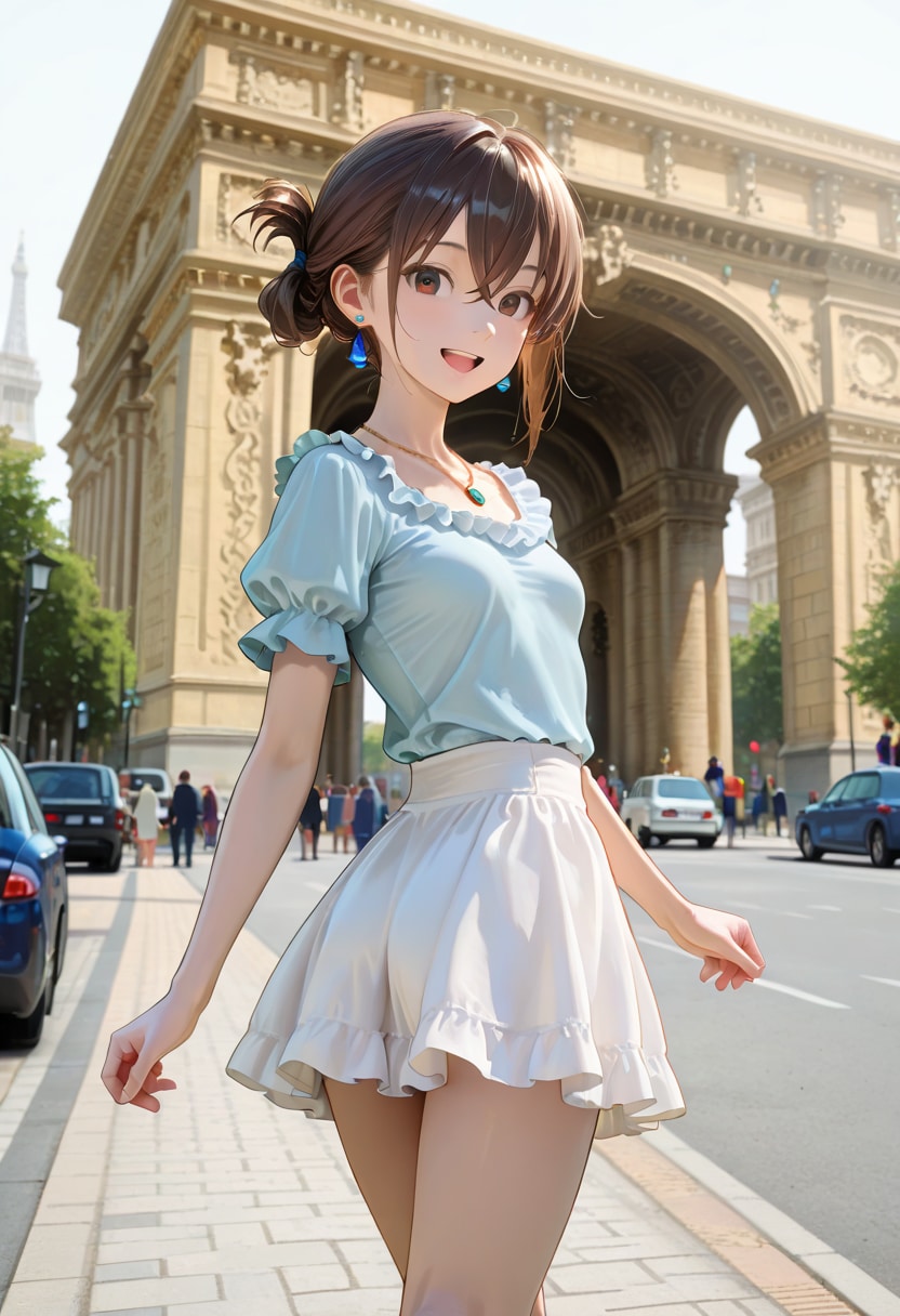 歩美 In Paris (2) | の人気AIイラスト・グラビア