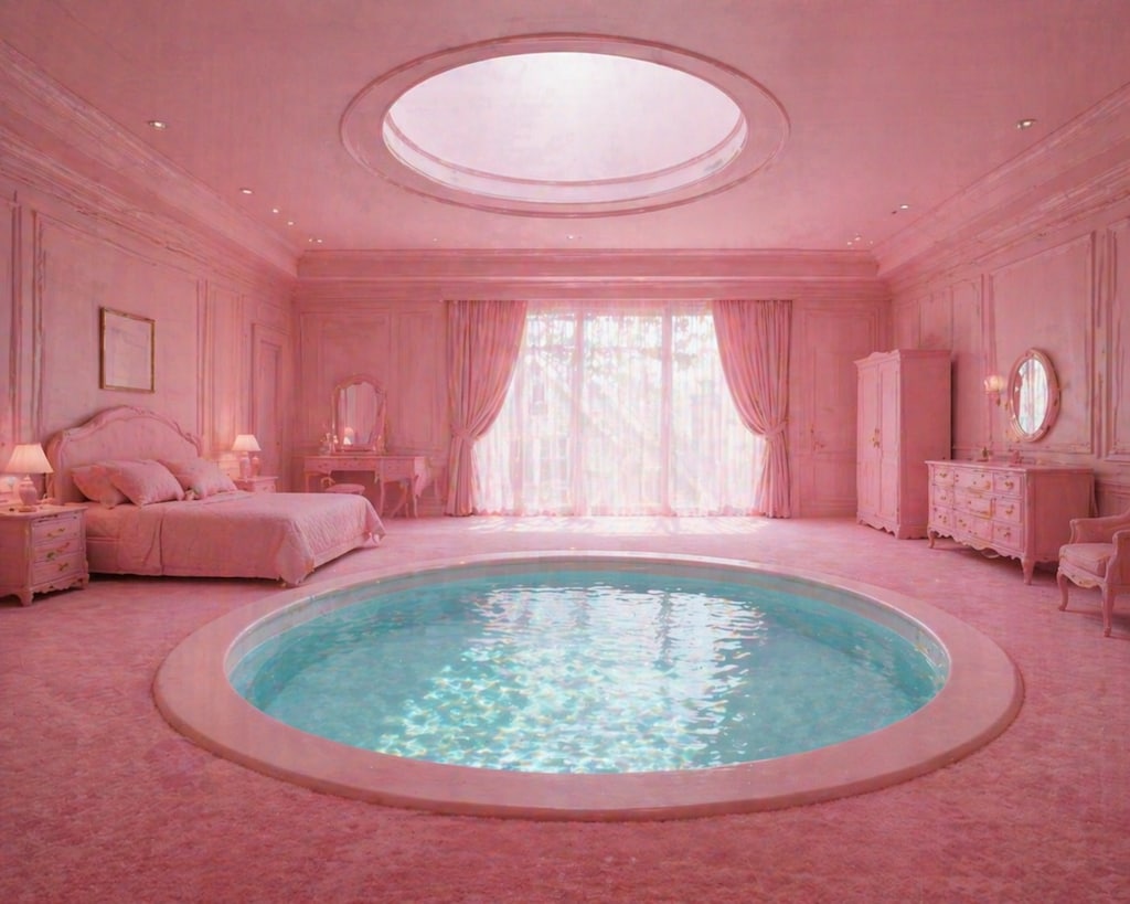 ちょっとおかしいピンクの部屋