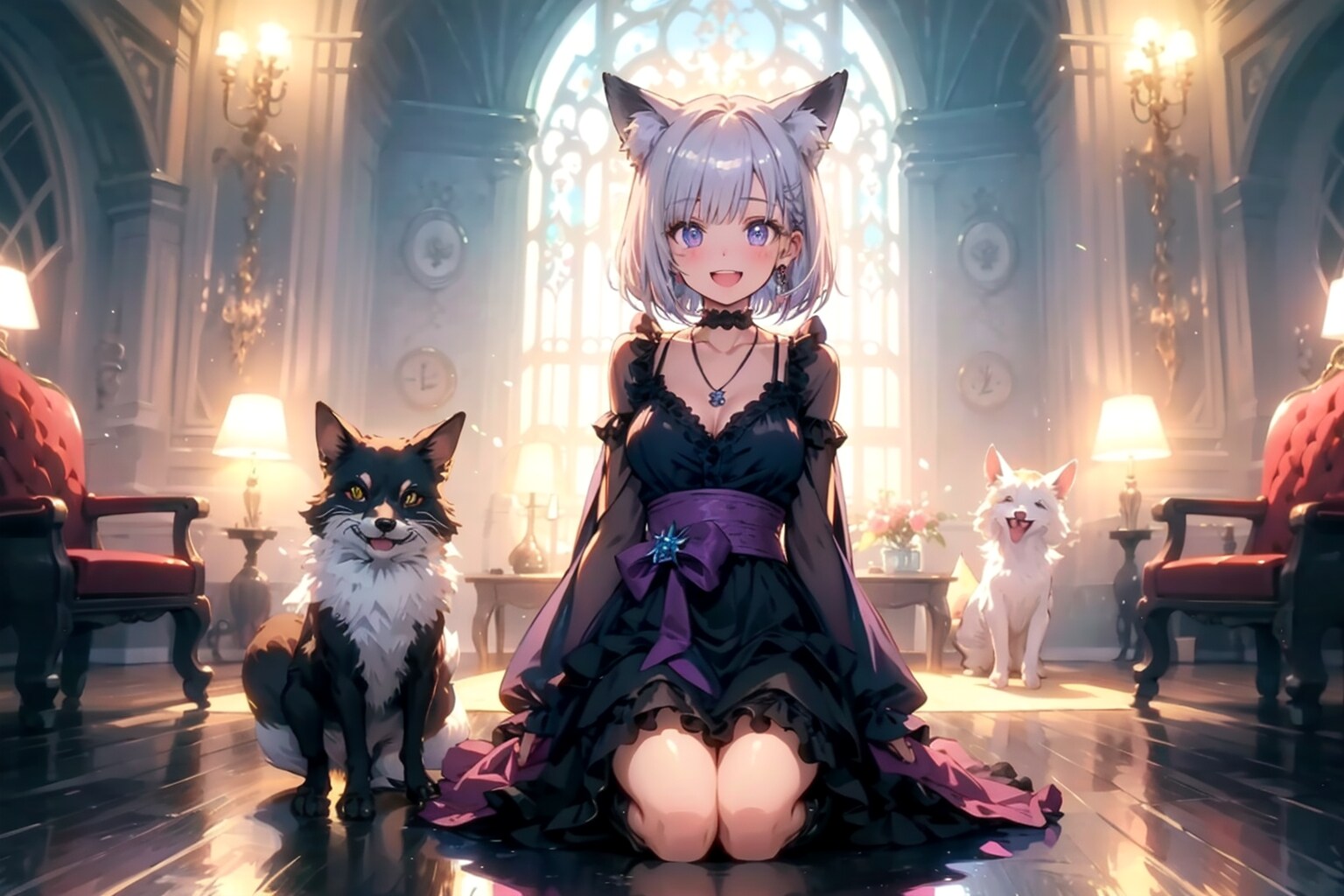 和風ゴスロリ狐　ミオちゃん | の人気AIイラスト・グラビア