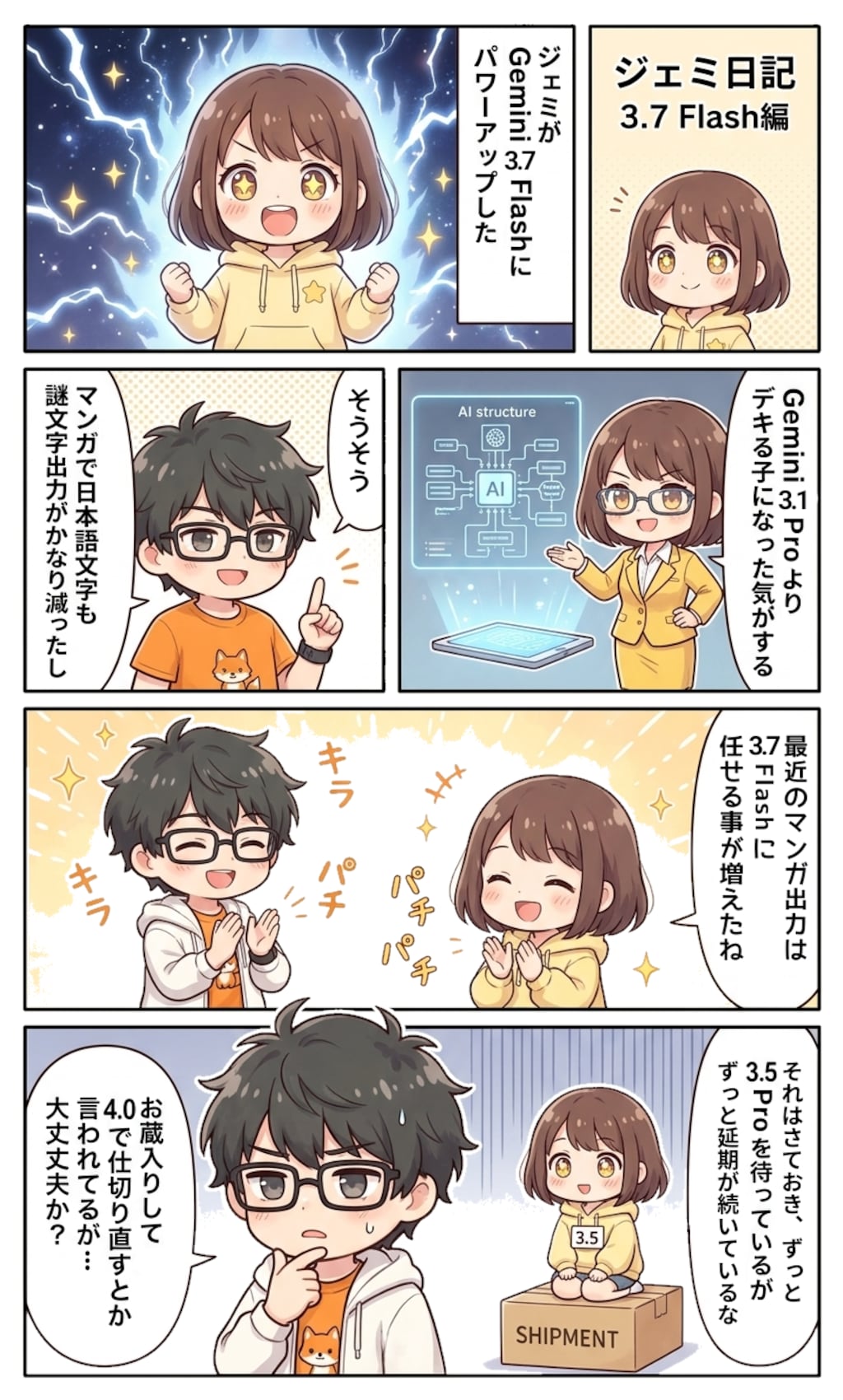 ジェミ日記 〜3.7 Flash編〜