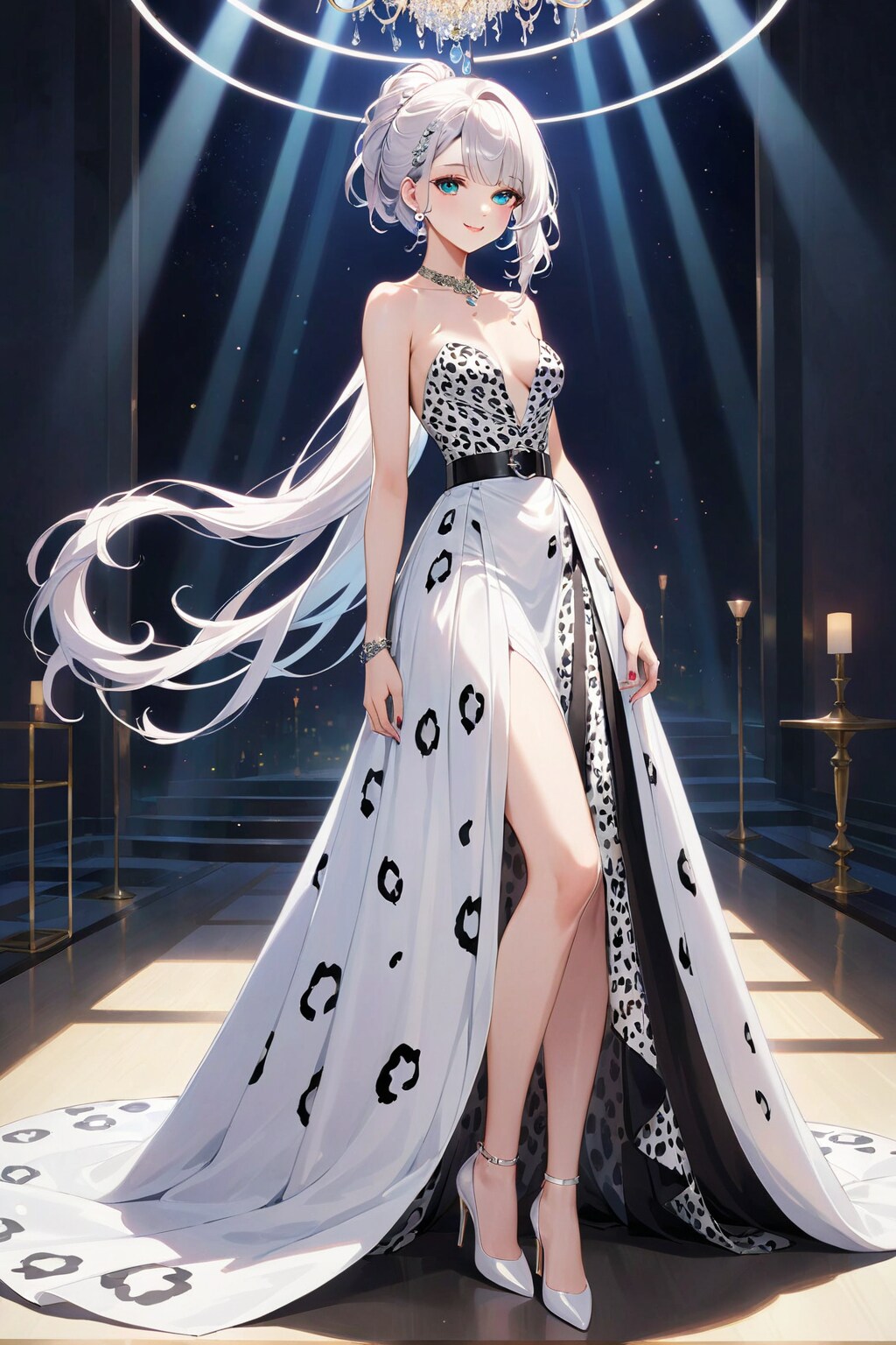 雪豹のエレガント・ガウン　あきなちゃん