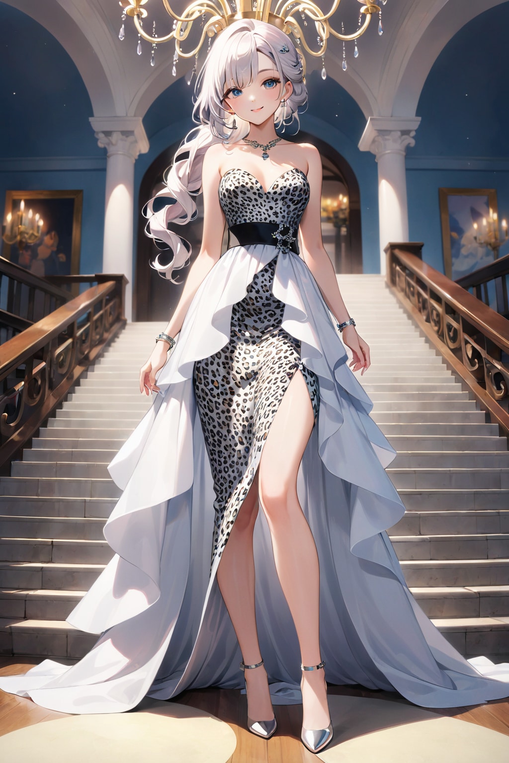 雪豹のエレガント・ガウン　あきなちゃん