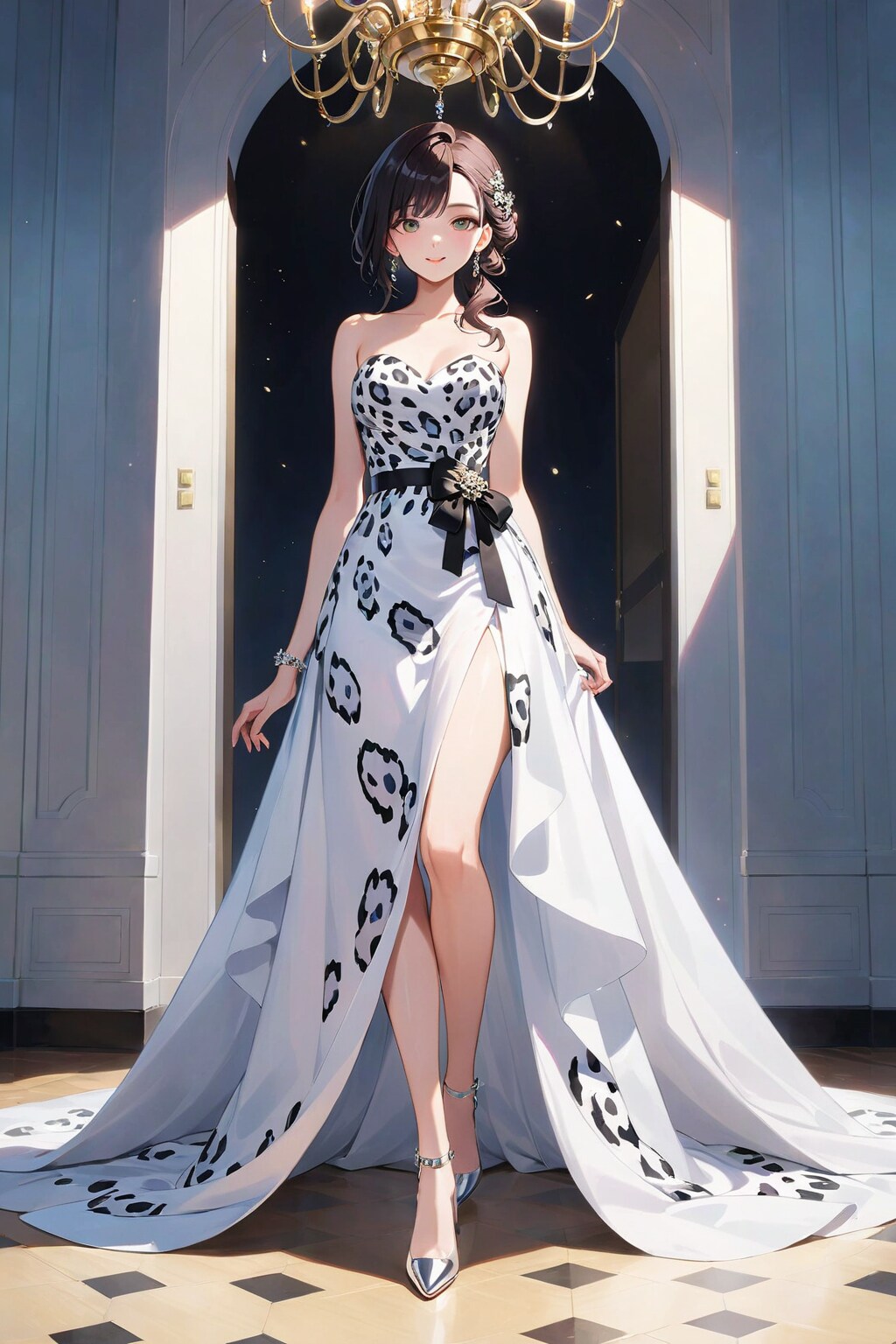 雪豹のエレガント・ガウン　あきなちゃん