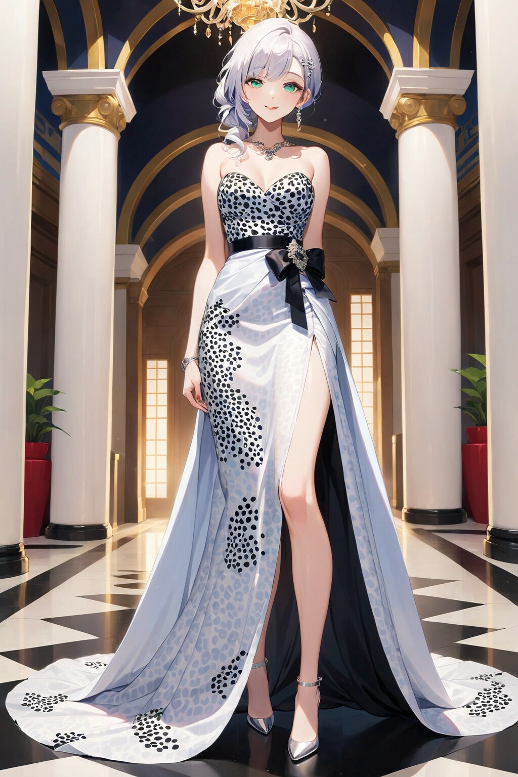 雪豹のエレガント・ガウン　あきなちゃん