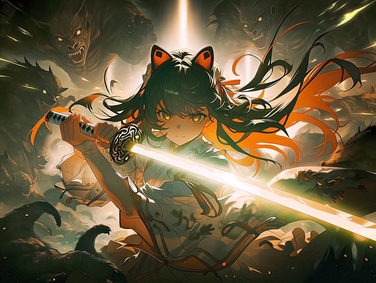 戦う翠鈴（１）niji7 | の人気AIイラスト・グラビア