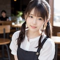 喫茶店のツインテールの女の子 11枚目