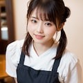 喫茶店のツインテールの女の子 8枚目