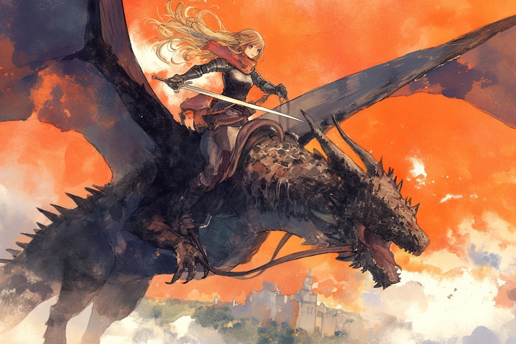 ドラゴンと少女（竜騎士）90◆