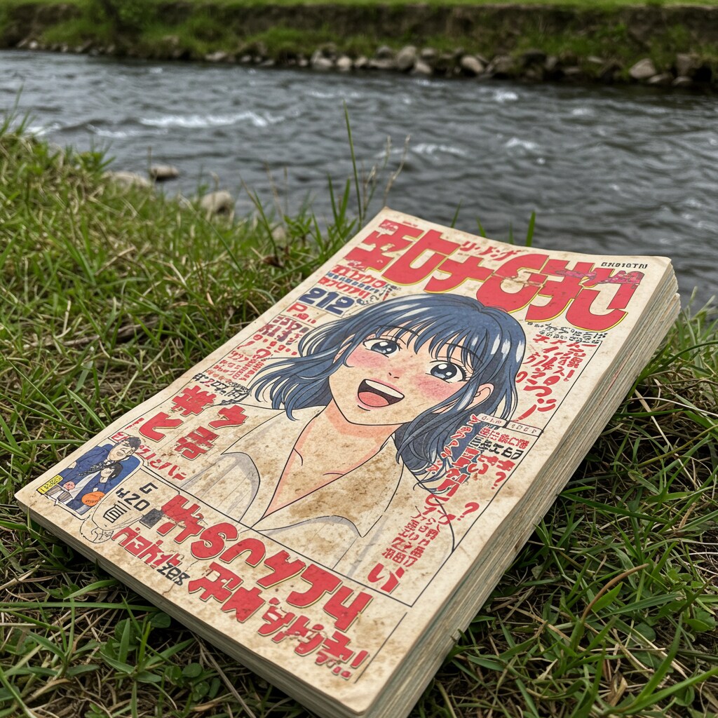 落ちてる雑誌