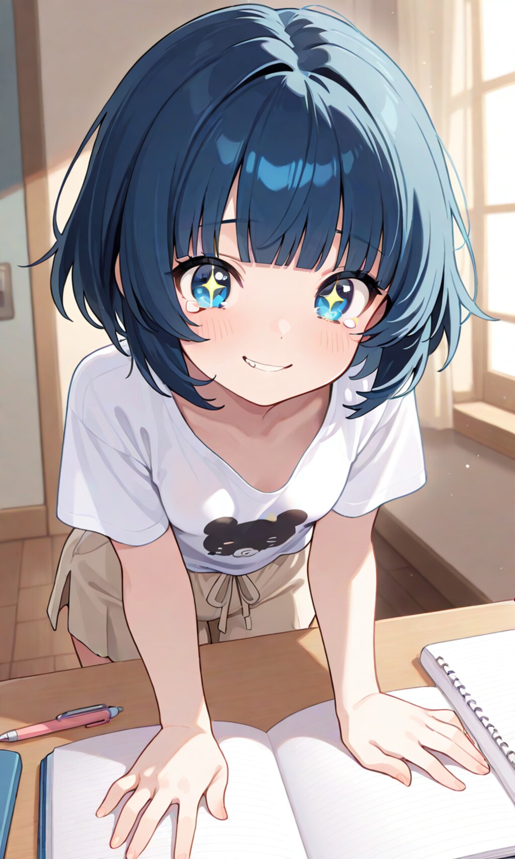 ねぇアニキ、しゅくだい手つだってほしいなぁ…