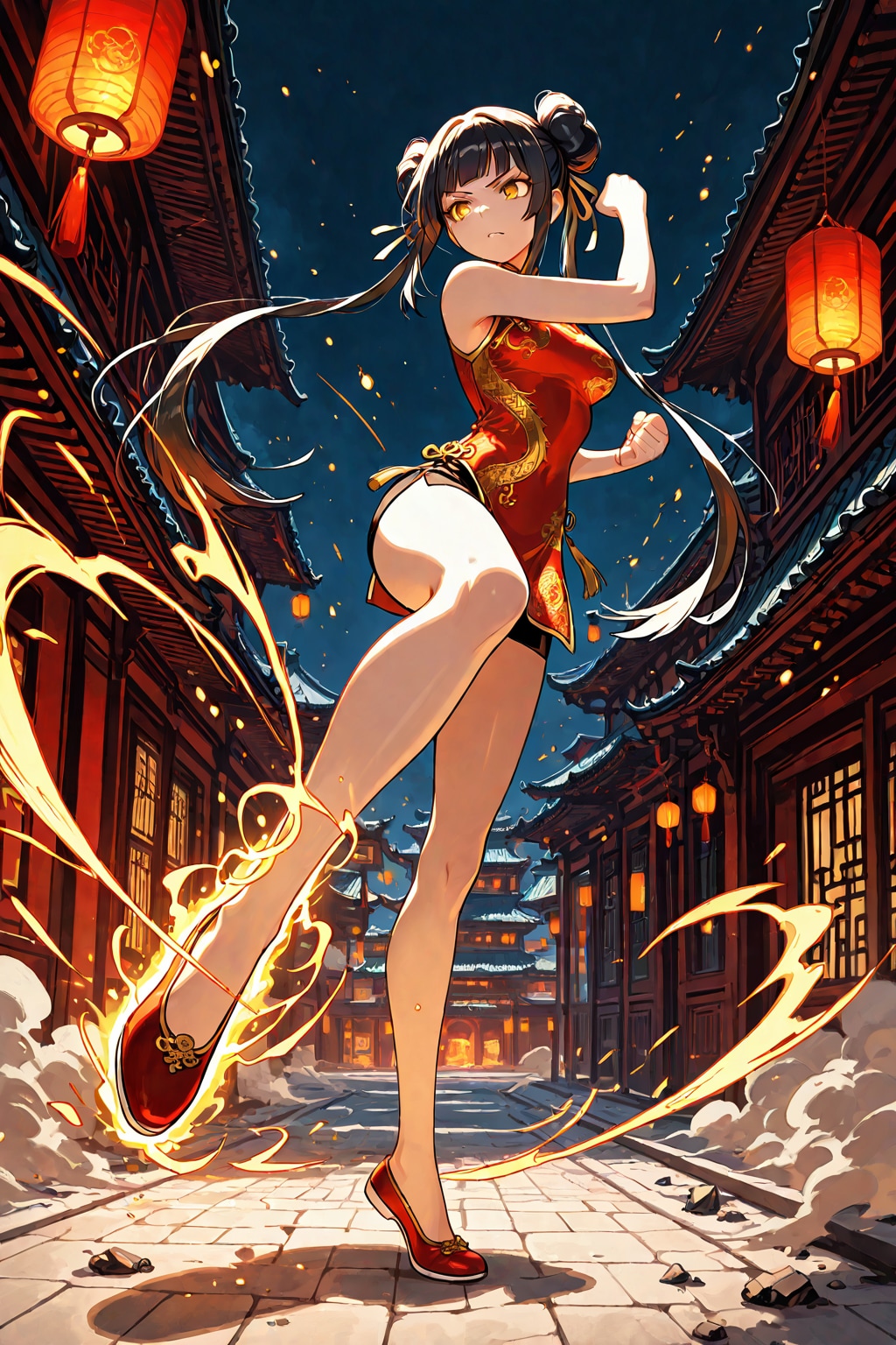 格闘チャイナガール。