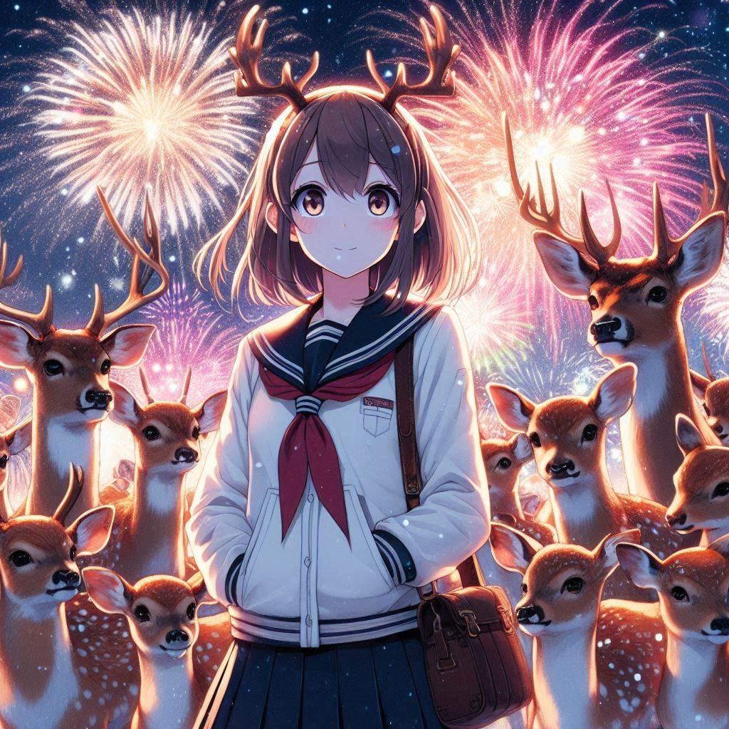 鹿の子 | の人気AIイラスト・グラビア