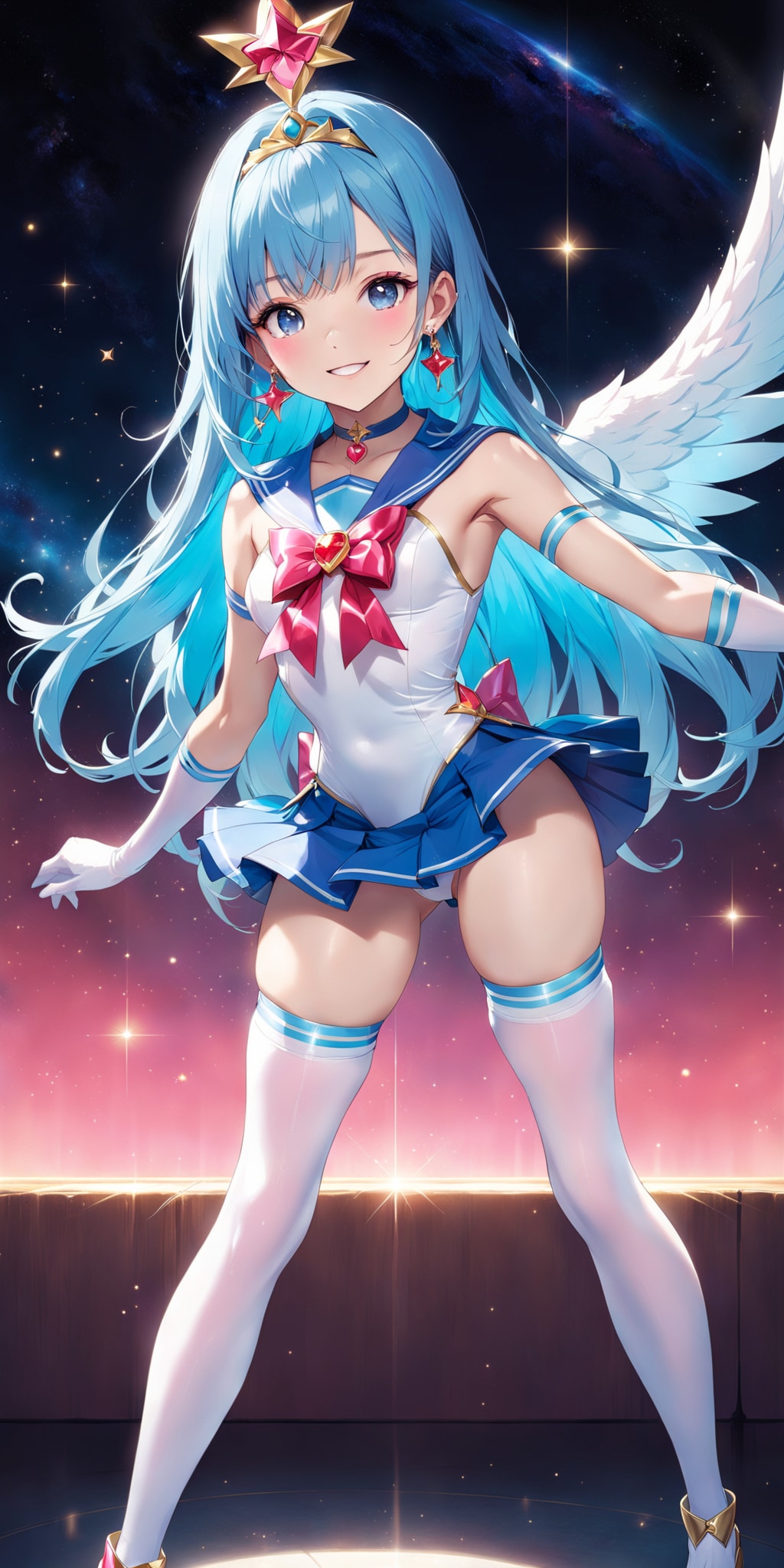 魔法少女（青）