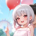 お兄ちゃんと遊園地デート 2枚目