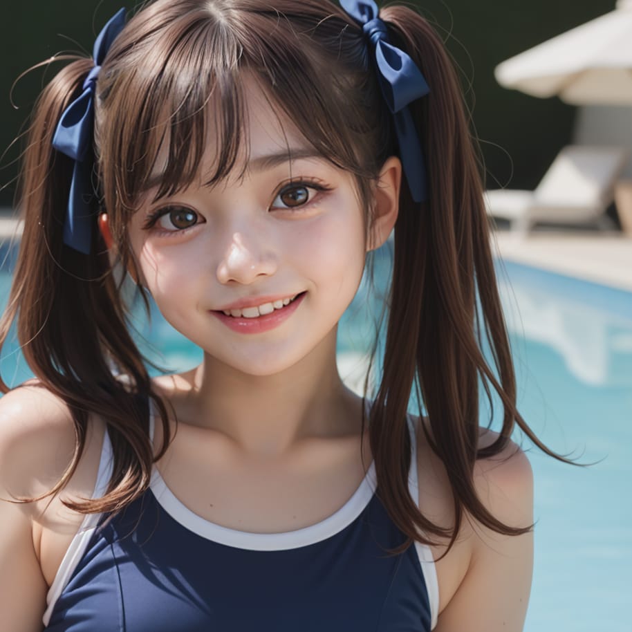 スクール水着の愛ちゃん