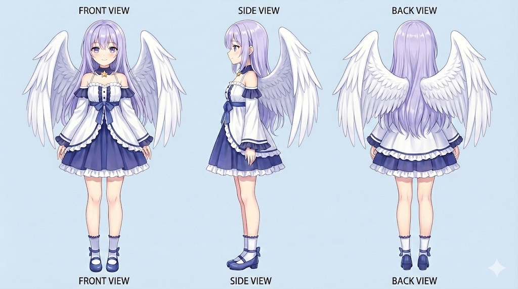 天使の翼と未来都市の技術