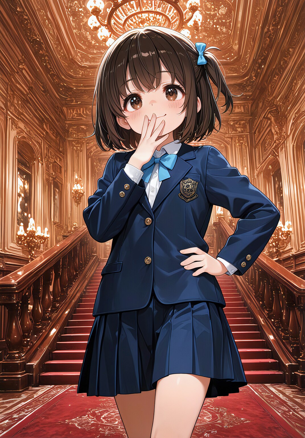 お嬢様の真似っこ