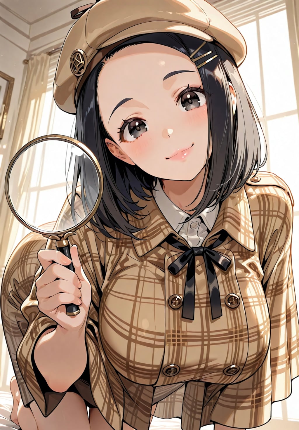 おはよう♪名探偵が起こしに来たよ。任務はあなたを笑顔にすること💕