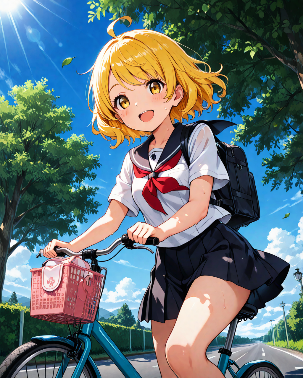 おはよぉ～っ！！今日も暑いねぇ！！