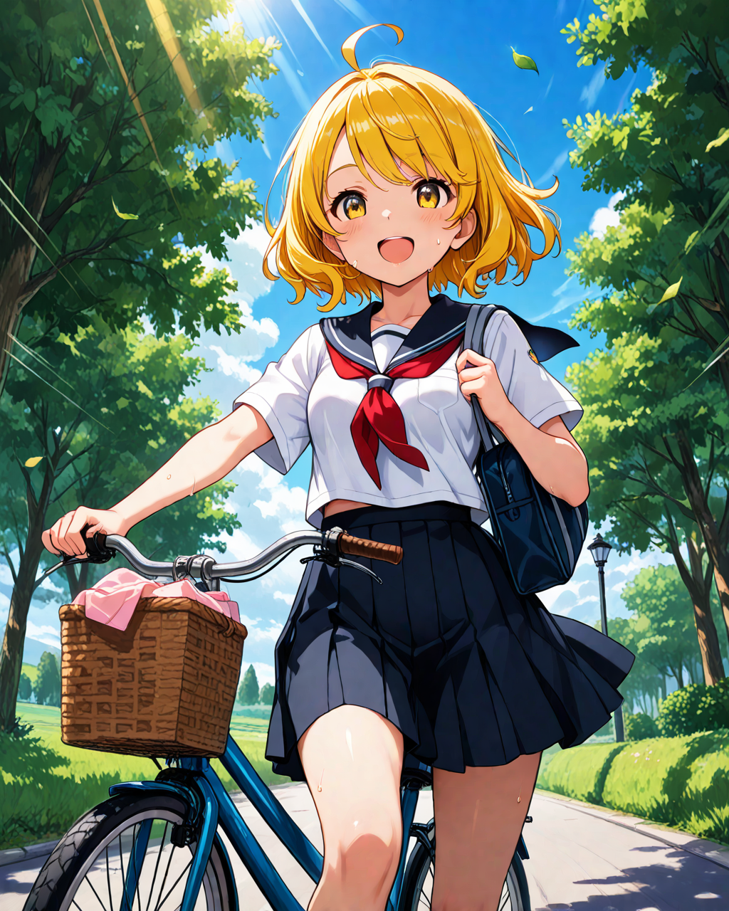 おはよぉ～っ！！今日も暑いねぇ！！