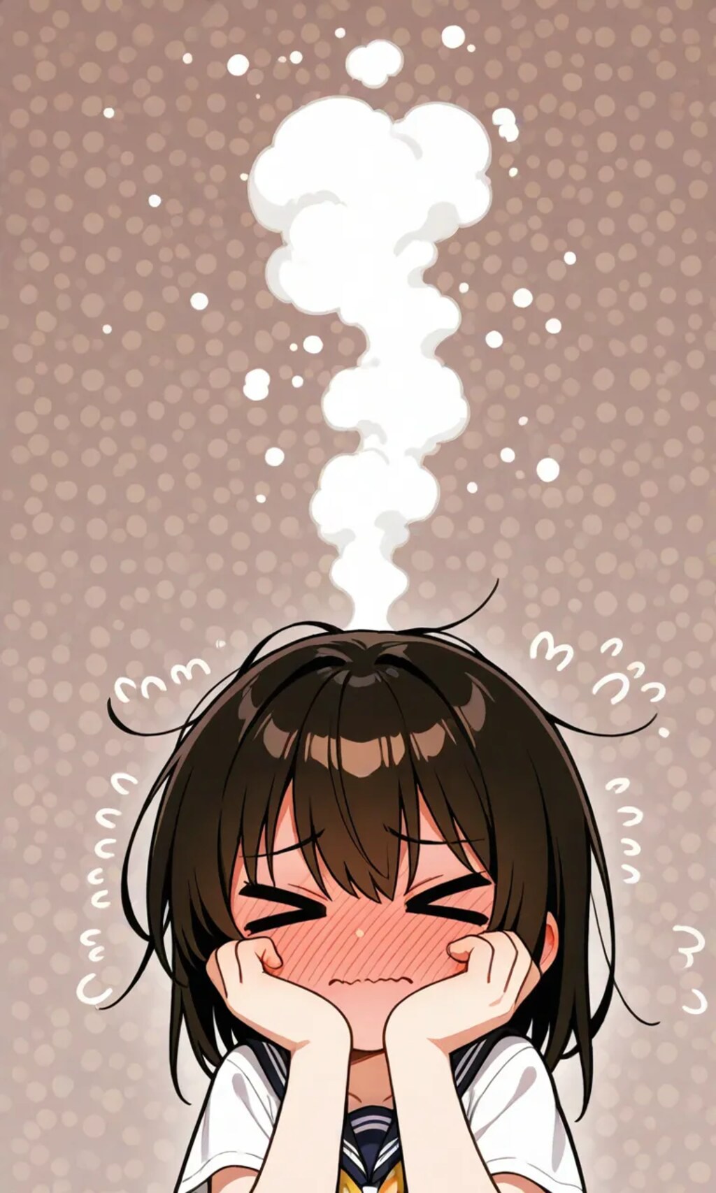 先生！◯◯さんの頭から蒸気が！