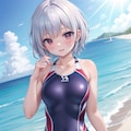 少女競泳水着 8枚目
