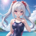 少女競泳水着 4枚目