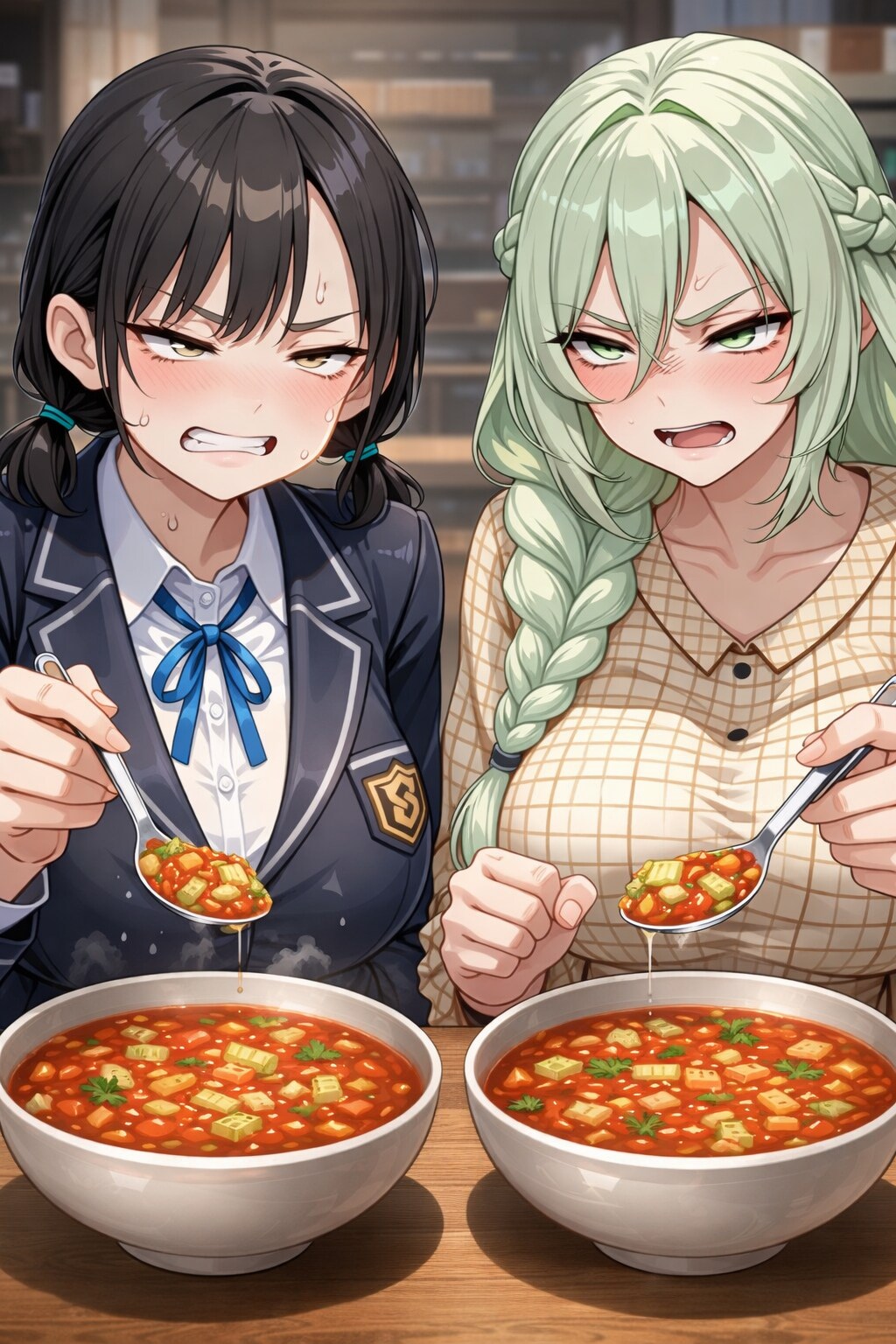 セロリたっぷり！具だくさんトマトスープ