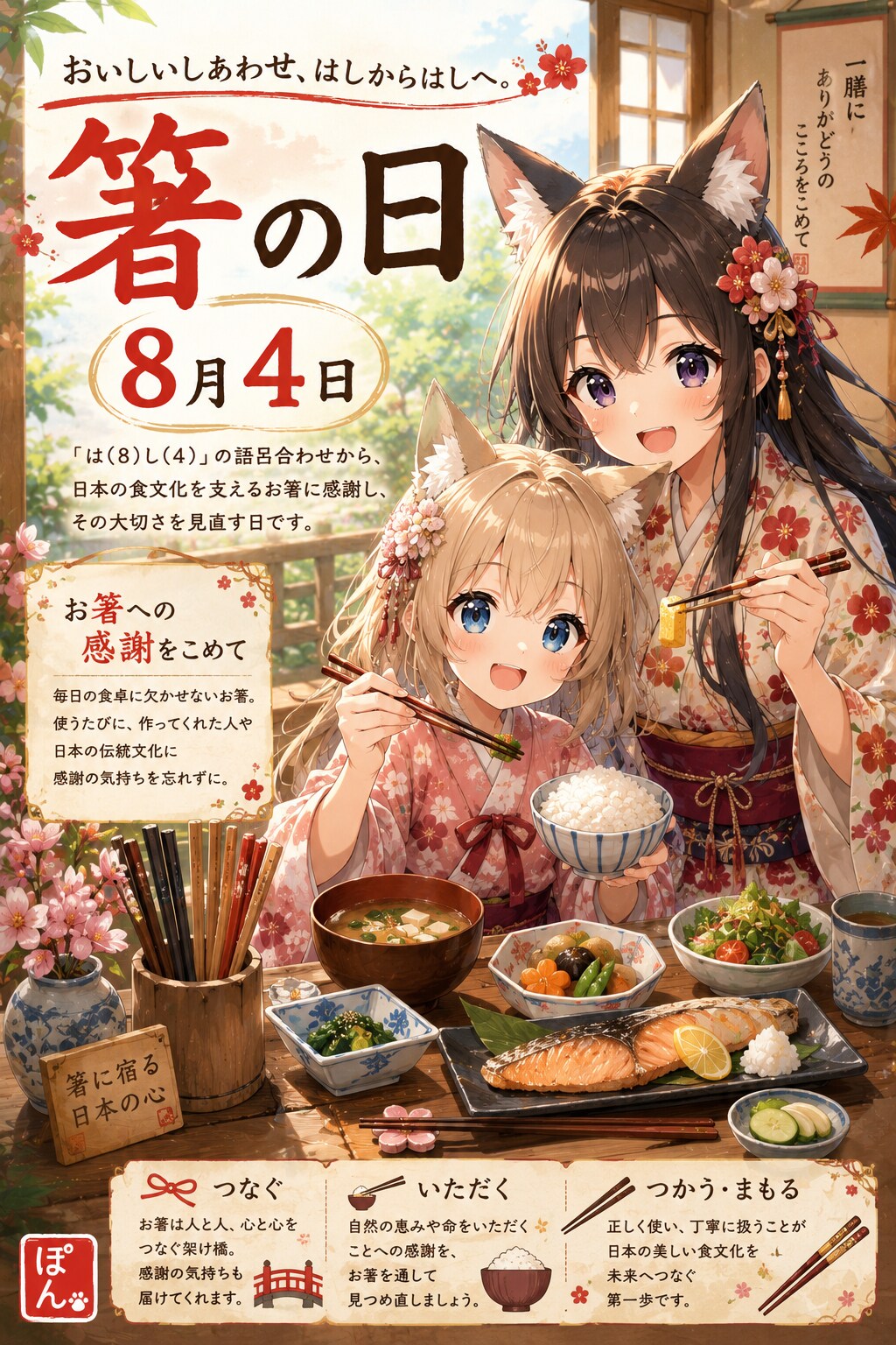 8月4日、箸の日