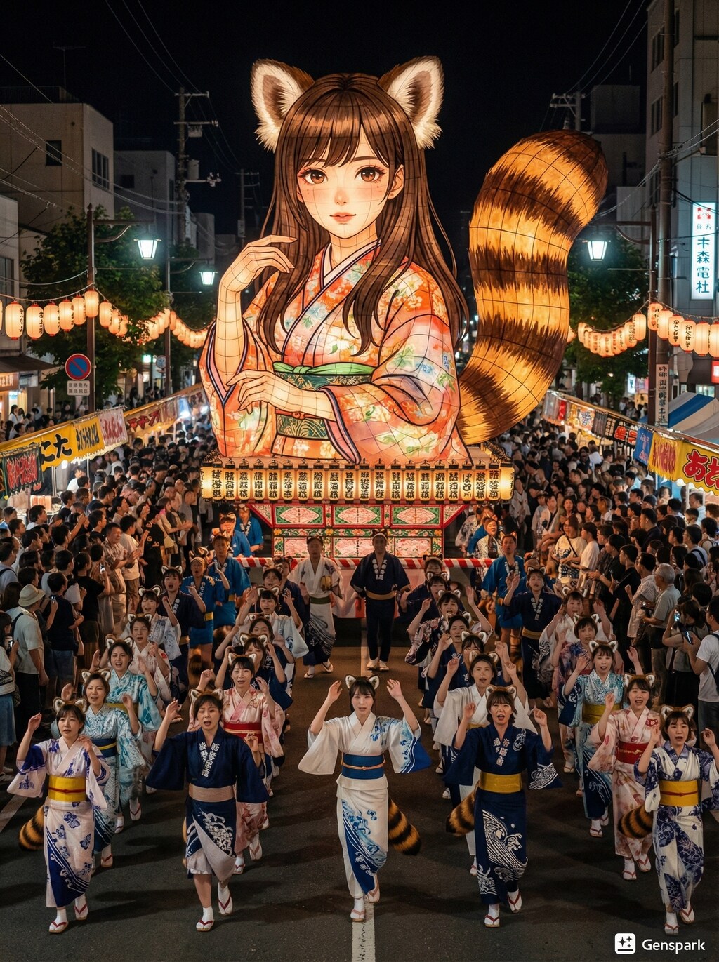 【お祭り神輿】たぬきっく・あす