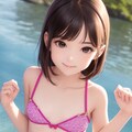 かわいい水着・ビキニの女の子 9枚目