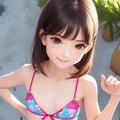 かわいい水着・ビキニの女の子 2枚目