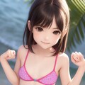 かわいい水着・ビキニの女の子 10枚目